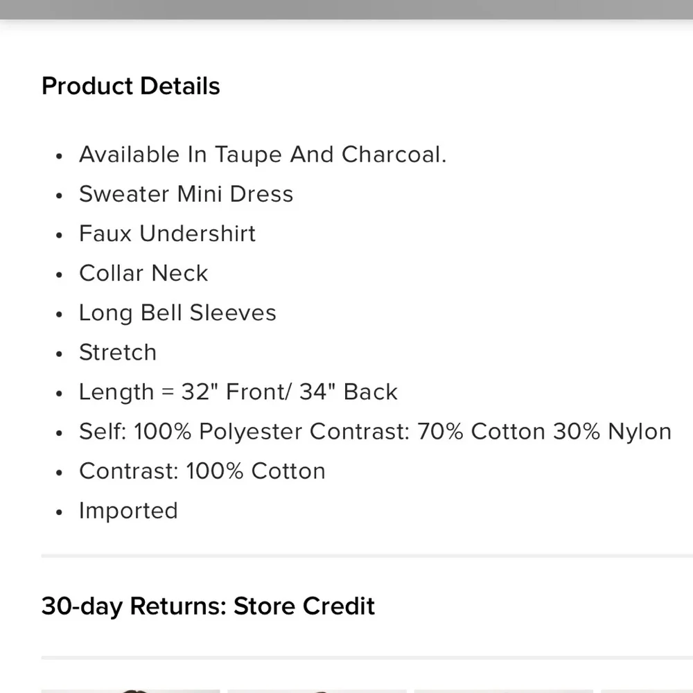 Fashion Nova Gianna Sweater Mini Dress - Picture 8 of 8